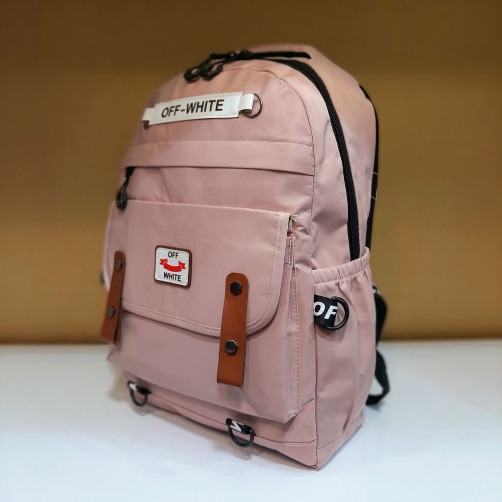 فروش اینترنتی کوله پشتی off White رنگ کالباسی