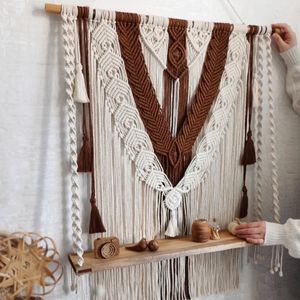 قیمت شلف مکرومه بافی مدل سروناز