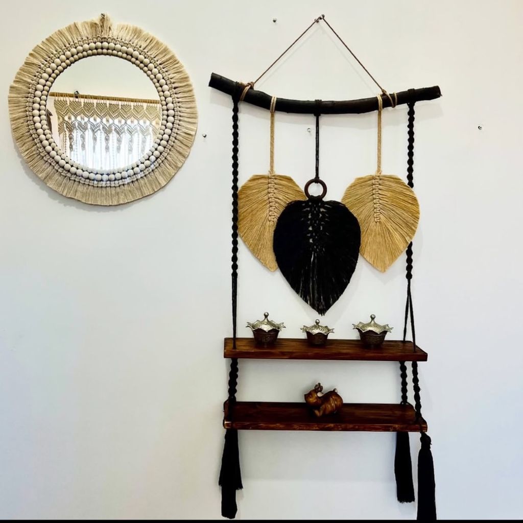 خرید آنلاین شلف مکرومه بافی مدل اسو