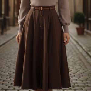 خرید انلاین دامن لینن با کیفینت نخ عالی  مدل زارا