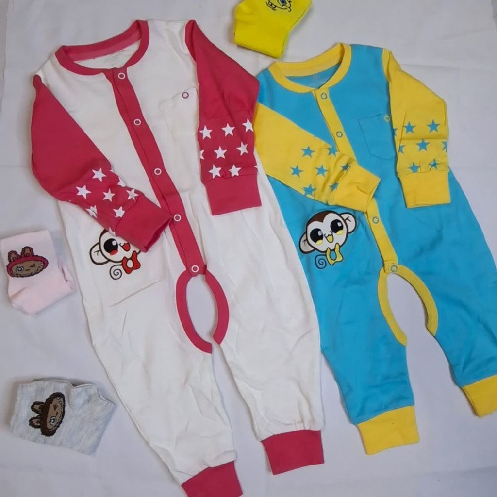 فروش اینترنتی سرهمی آستین دار نوزادی zr5e7