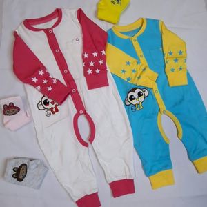 سرهمی آستین دار نوزادی zr5e7