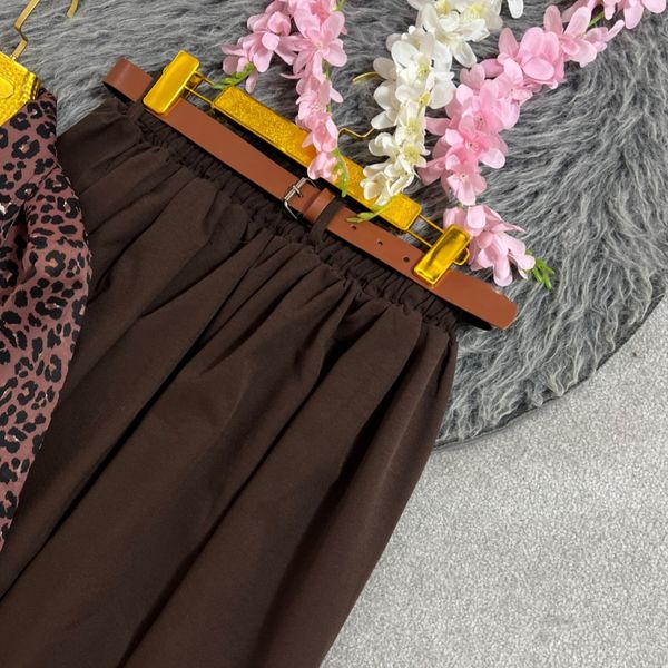 شومیز دامن زنانه طرح پلنگی