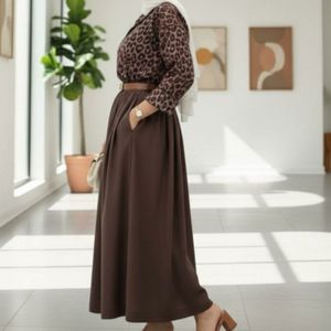 شومیز دامن زنانه طرح پلنگی