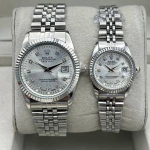 ساعت رولکس بند استیل نقره‌ای 369228