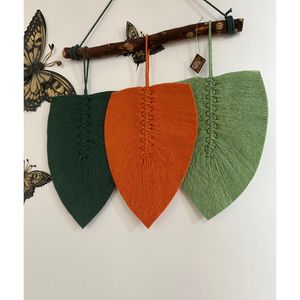 دیوارکوب برگ مکرومه مدل مونا