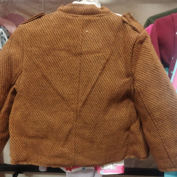 پالتو دخترانه قهوه‌ای