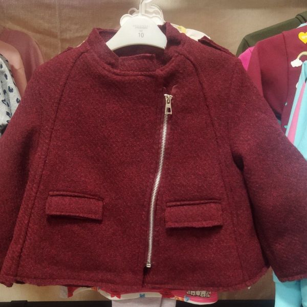 پالتو دخترانه زرشکی