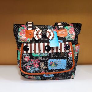 کیف اسپرت کتان مدل Flora