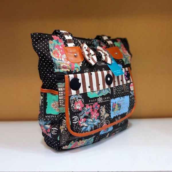 کیف اسپرت کتان مدل Flora