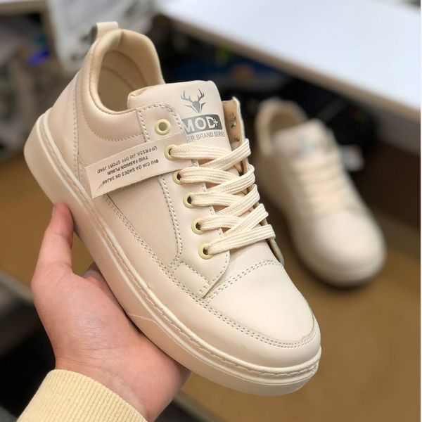 کفش ونس کرم زنانه دور دوخت زیوس