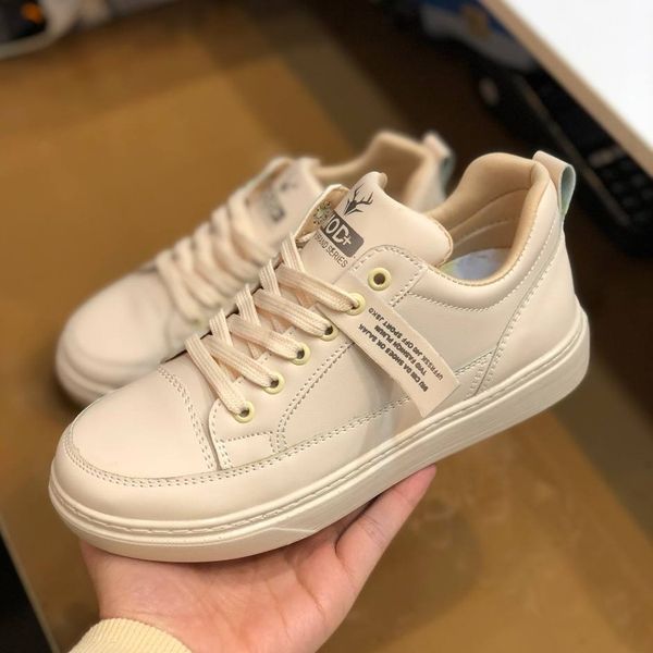 کفش ونس کرم زنانه دور دوخت زیوس