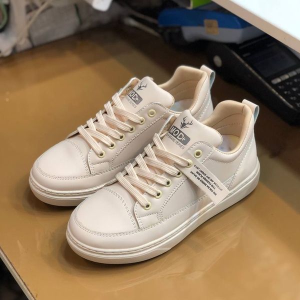 کفش ونس کرم زنانه دور دوخت زیوس