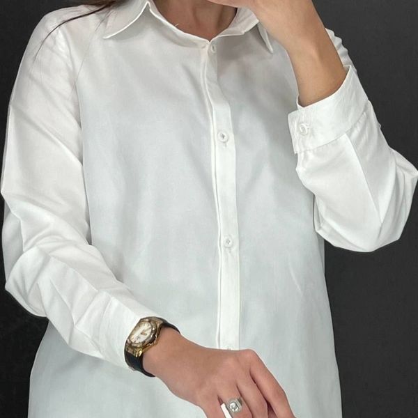 شومیز سفید نخ