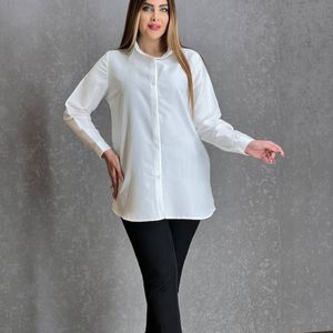 قیمت شومیز سفید نخ