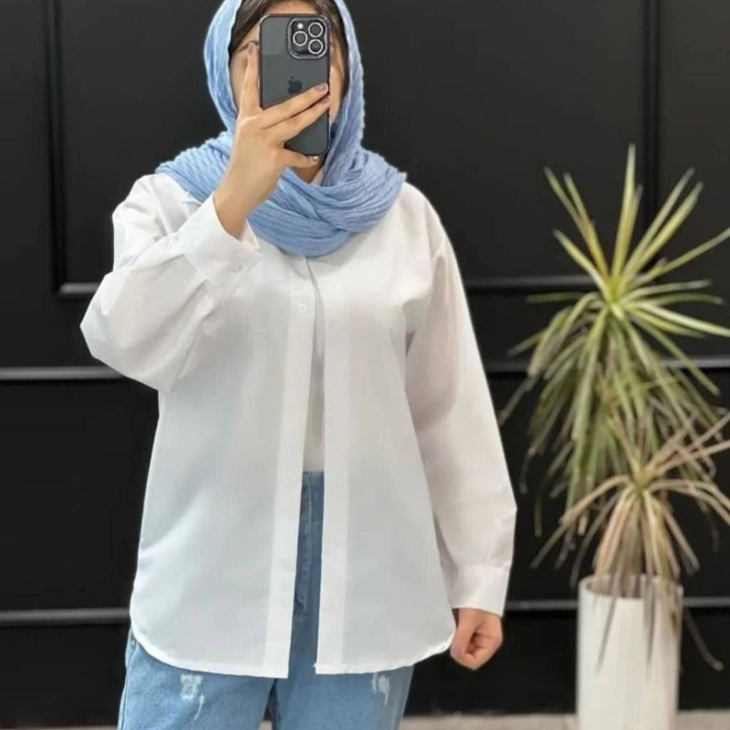 فروش اینترنتی شومیز سفید نخ