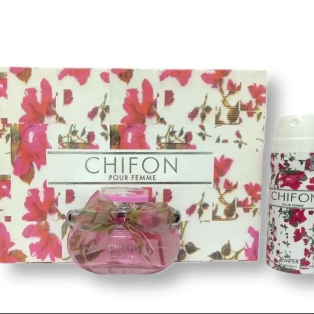 قیمت ادکلن ست چیفون امپر همراه با اسپری ساخت امارات CHIFON