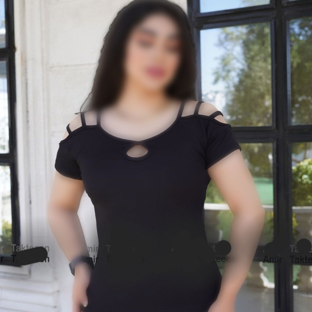 فروش اینترنتی تشرت زنانه فانریپ سر شانه رگلان 4 بندی مشکی