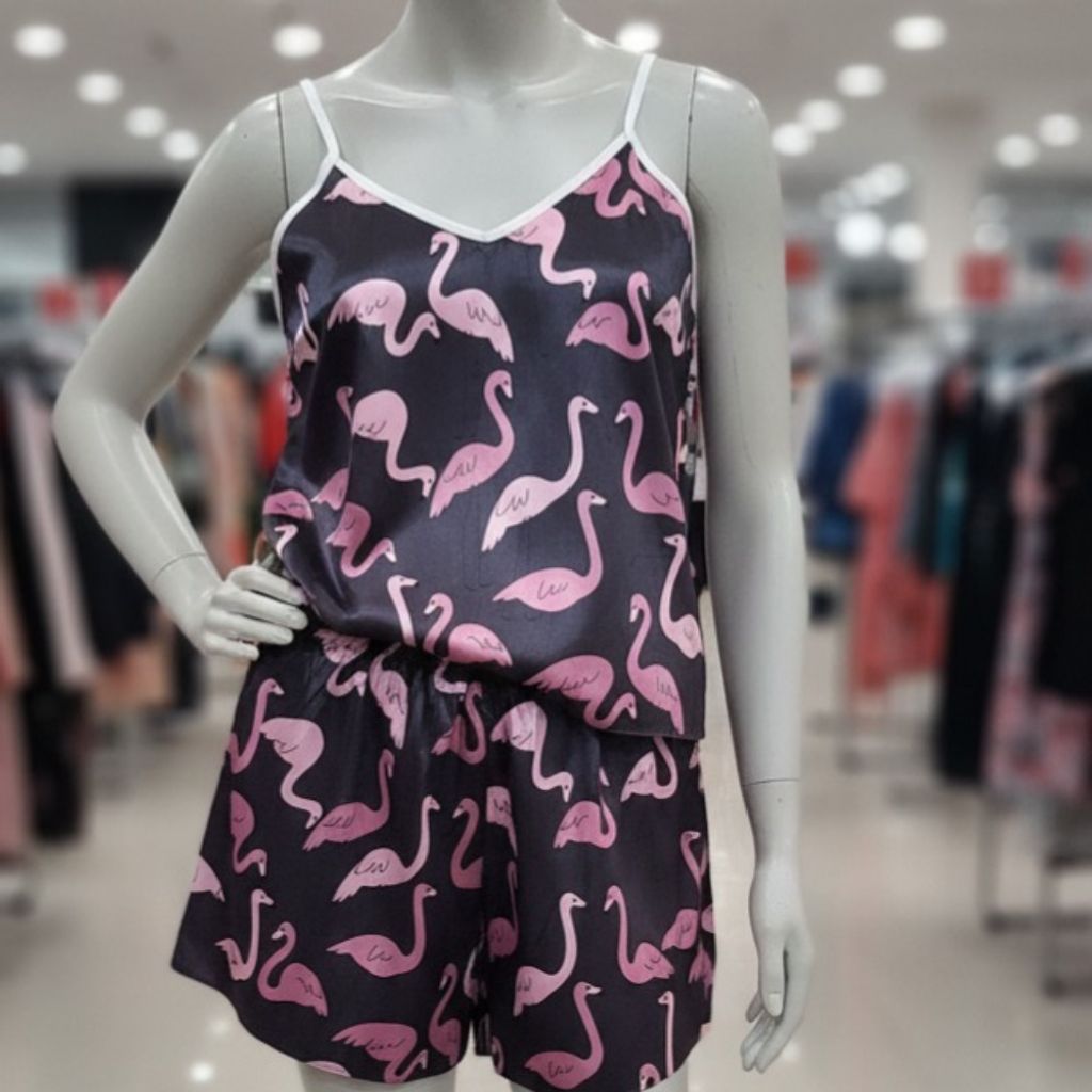 خرید انلاین ست تاپ و شلوارک ساتن