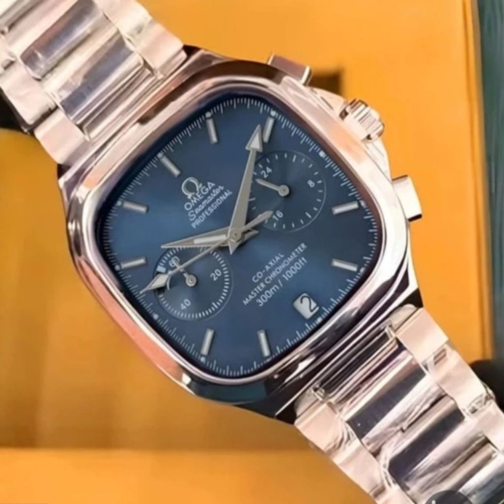 خرید آنلاین ساعت مچی مردانه امگا اورجینال سه موتور فعال رنگ ثابت شب نما OMEGA