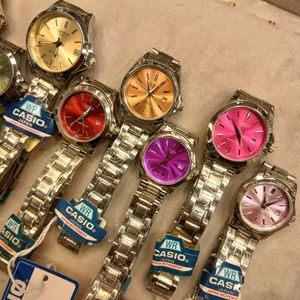مشخصات ساعت مچی زنانه کاسیو مدل کلاسیک خطی برند: CASIO