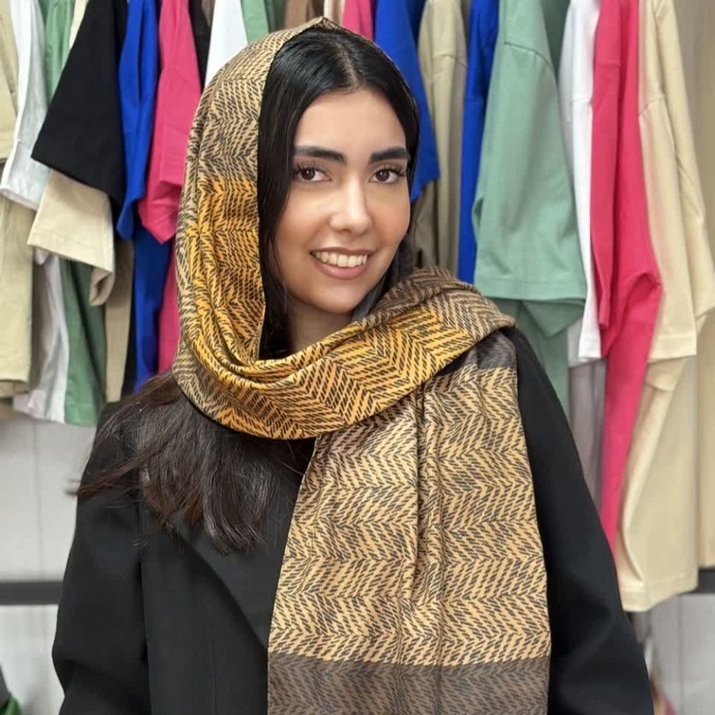 خرید اینترنتی شال نخی کد 1203