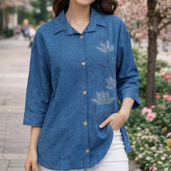 شومیز نگین دار زنانه