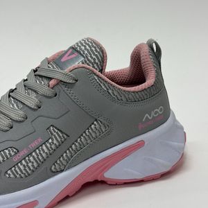 مشخصات کتونی زنانه مدل ویکو رنگ طوسی صورتی