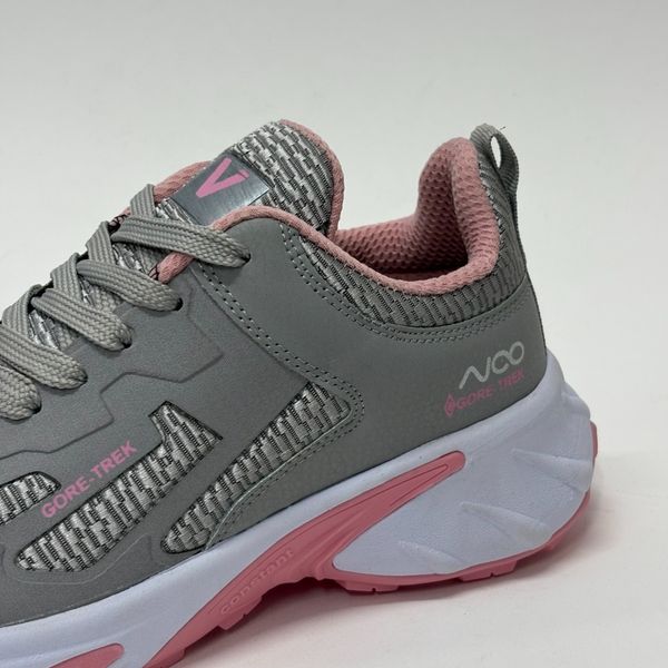 کتونی زنانه مدل ویکو رنگ طوسی صورتی