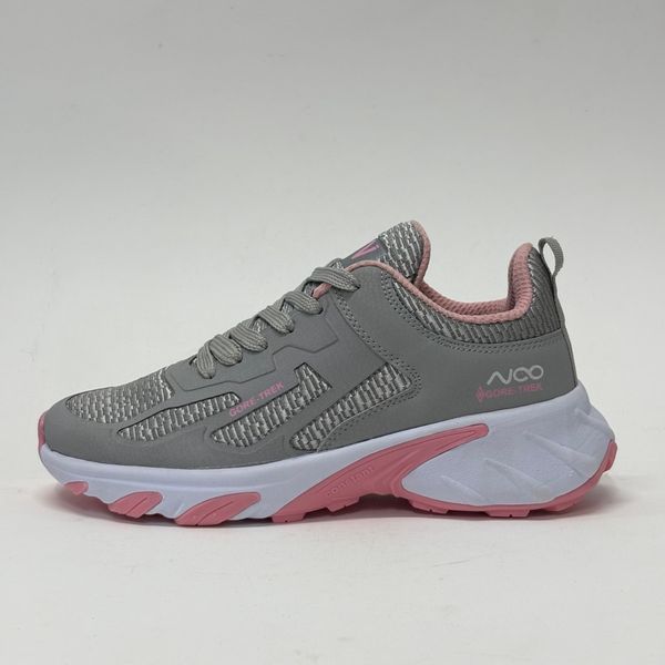 کتونی زنانه مدل ویکو رنگ طوسی صورتی