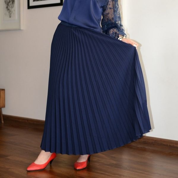 دامن زنانه مجلسی مازراتی پلیسه