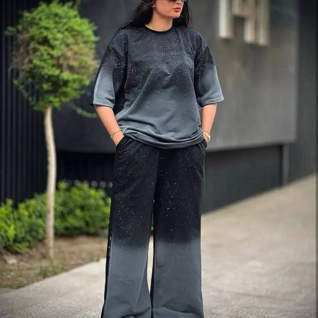 خرید آنلاین ست بلوز و شلوار خونگی زنانه و دخترانه کهکشان