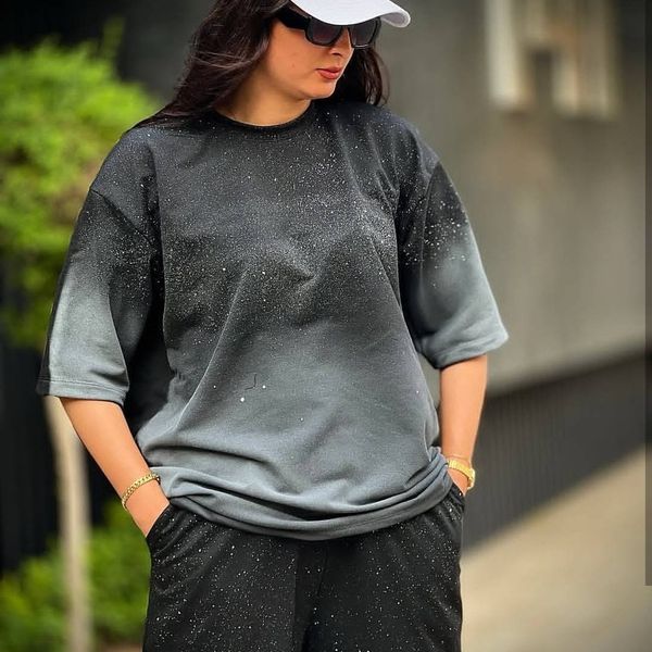 ست بلوز و شلوار خونگی زنانه و دخترانه کهکشان