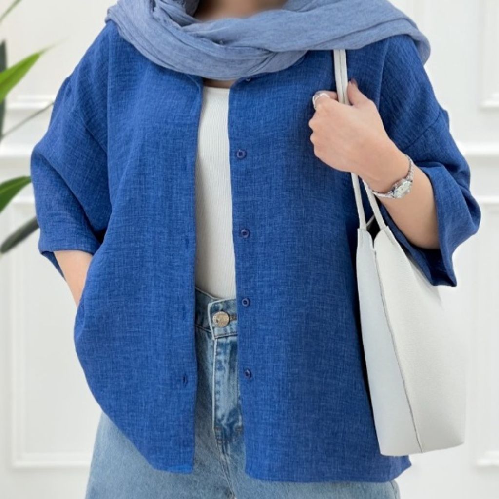 خرید اینترنتی شومیز مانتویی پروانه پارسی