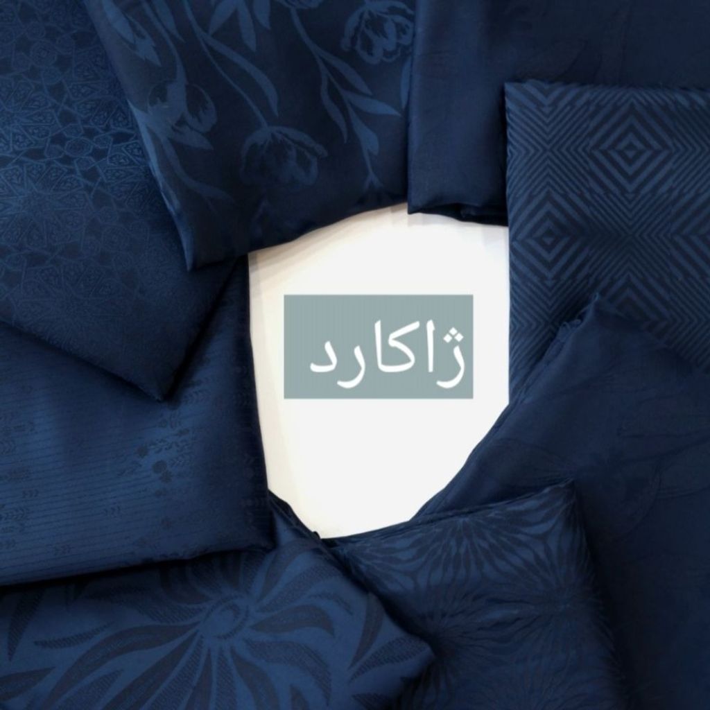 قیمت پارچه ژاکارد سرمه ای