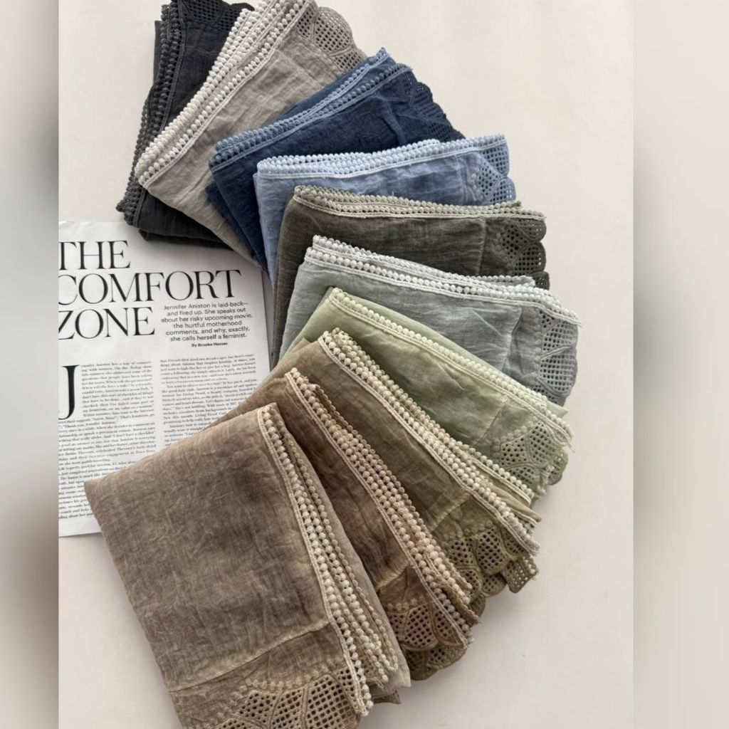 فروش اینترنتی شال بهاره دانتل عدسی وارداتی