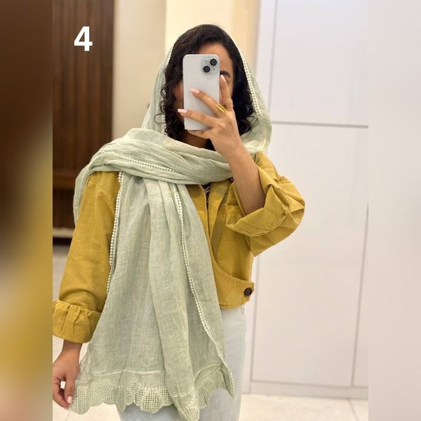 شال بهاره دانتل عدسی وارداتی