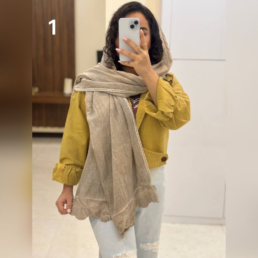 فروش اینترنتی شال بهاره دانتل عدسی وارداتی