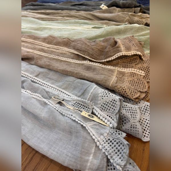 شال بهاره دانتل عدسی وارداتی