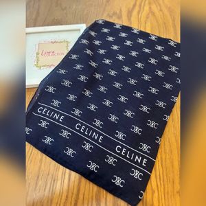 خرید انلاین شال سرمه ای  تمام نخ چهارفصل