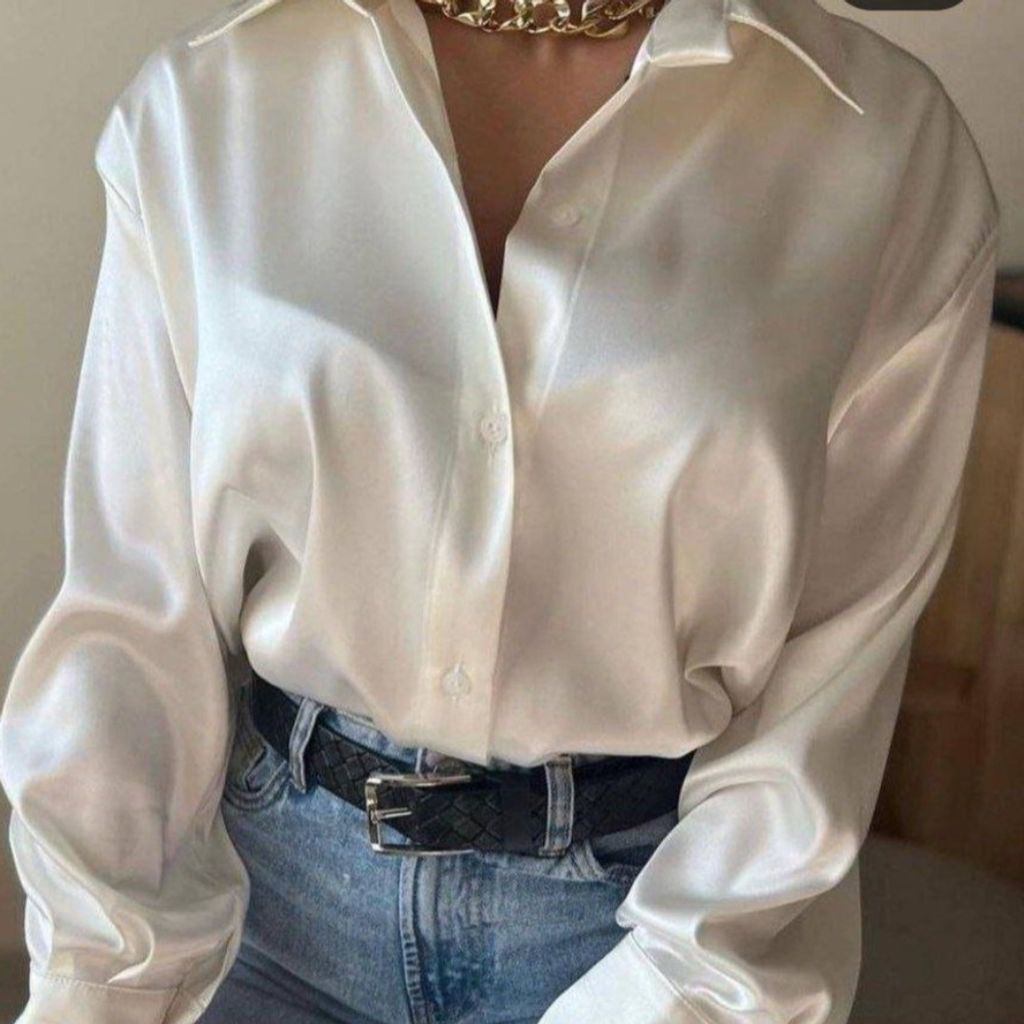 فروش اینترنتی شومیز مانتویی ساتن