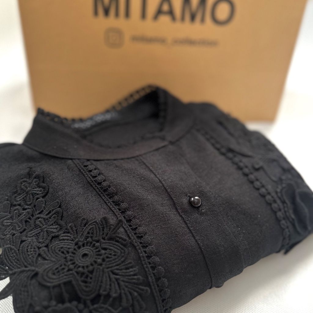 خرید اینترنتی شومیز مشکی زنانه مجلسی