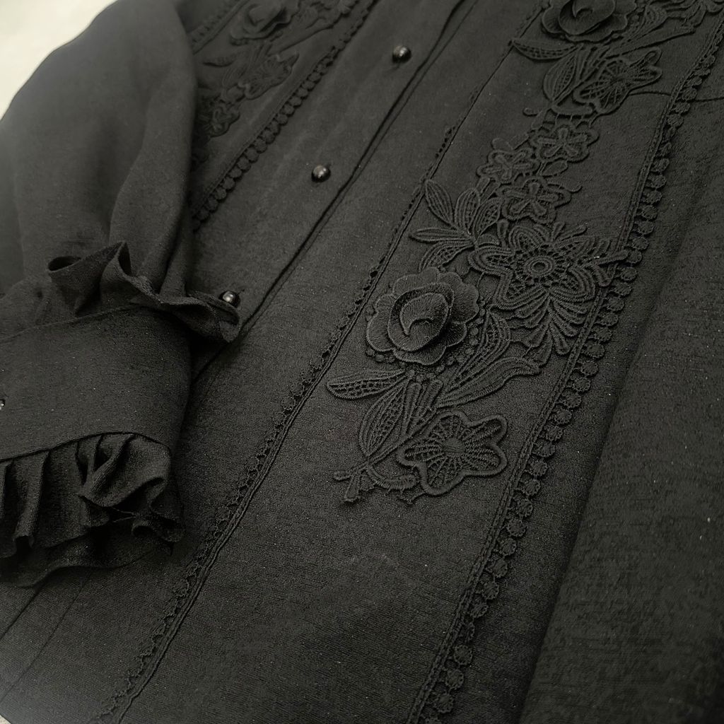 فروش اینترنتی شومیز مشکی زنانه مجلسی