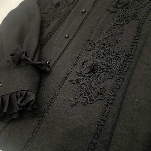 شومیز مشکی زنانه مجلسی