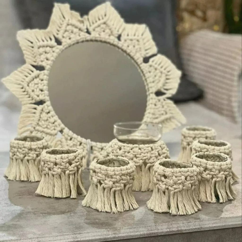 فروش اینترنتی ست هفت سین مکرومه بافی کامل