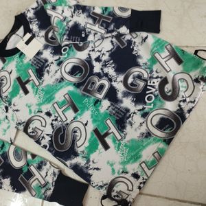 بلوز پسرانه طرح کتان کبریتی