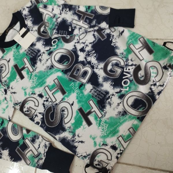 بلوز پسرانه طرح کتان کبریتی