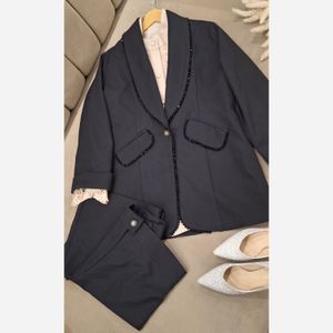 خرید انلاین کت شلوار کریستال دوزی آریسا مشکی