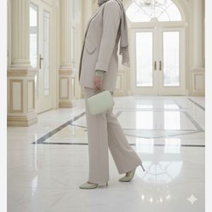 قیمت ارزان کت شلوار کریستال دوزی آریسا استخونی