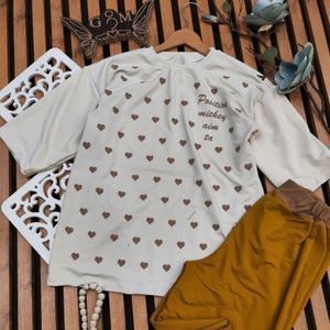 تیشرت شلوار قلبی